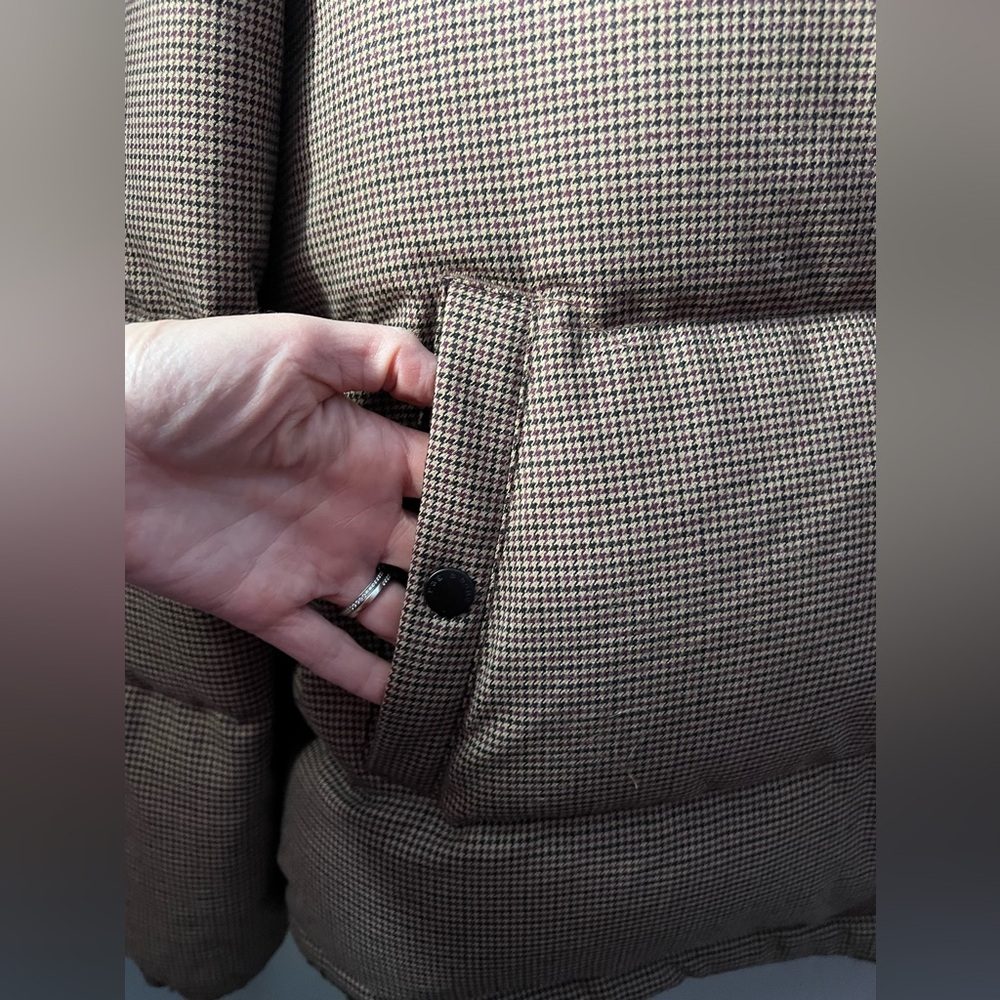 New RAG & BONE Cal Plaid Puffer Jacket Size XL - Picture 5 of 9